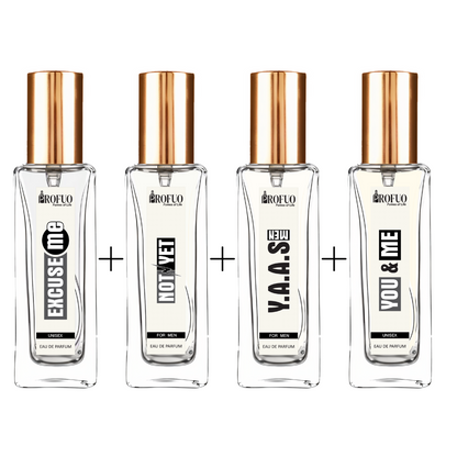 Pack of 4 Perfume 20ml x 4